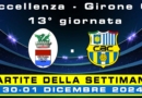 Le Partite del Weekend *** 30 Novembre – 01 Dicembre 2024 ***