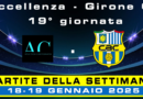 Le Partite del Weekend *** 18 – 19 Gennaio 2025 ***