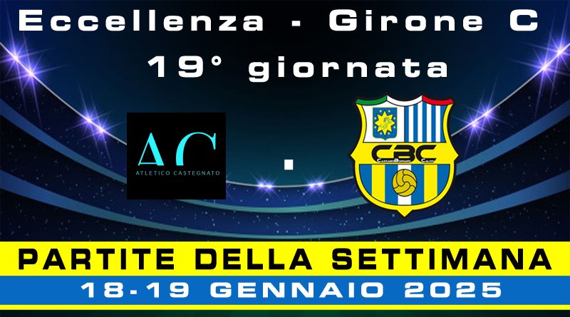 Le Partite del Weekend *** 18 – 19 Gennaio 2025 ***